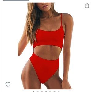 One piece bathing suit